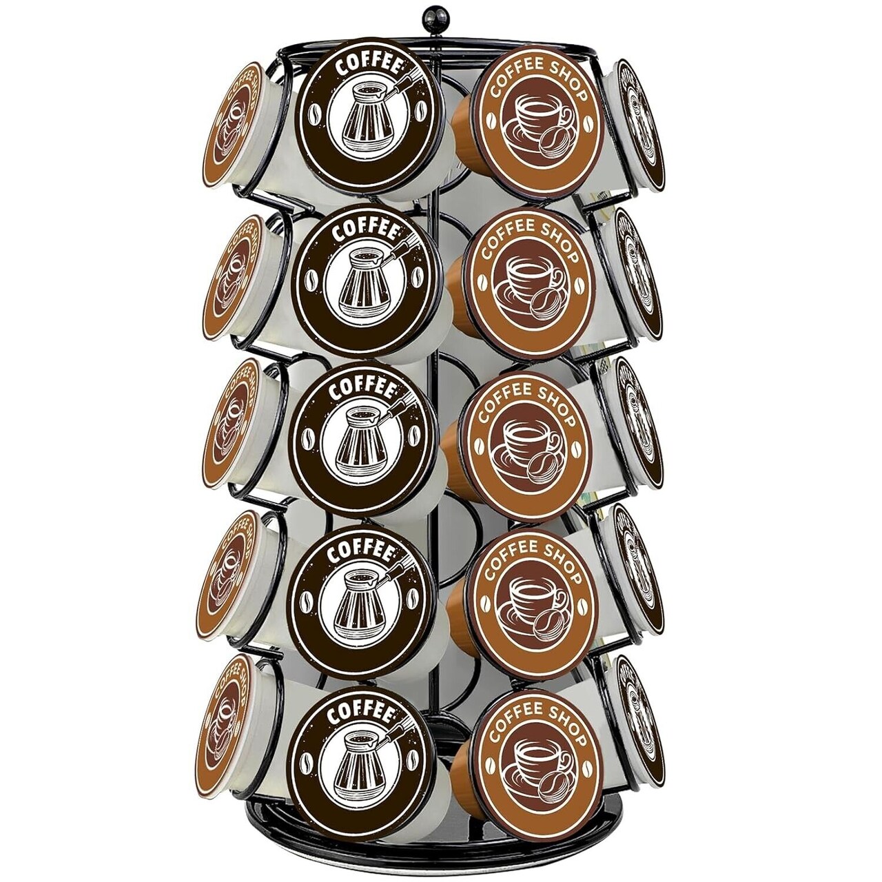 360 " K-Cups Holder, Coffee Pod Holder, Coffee Pod Carousel